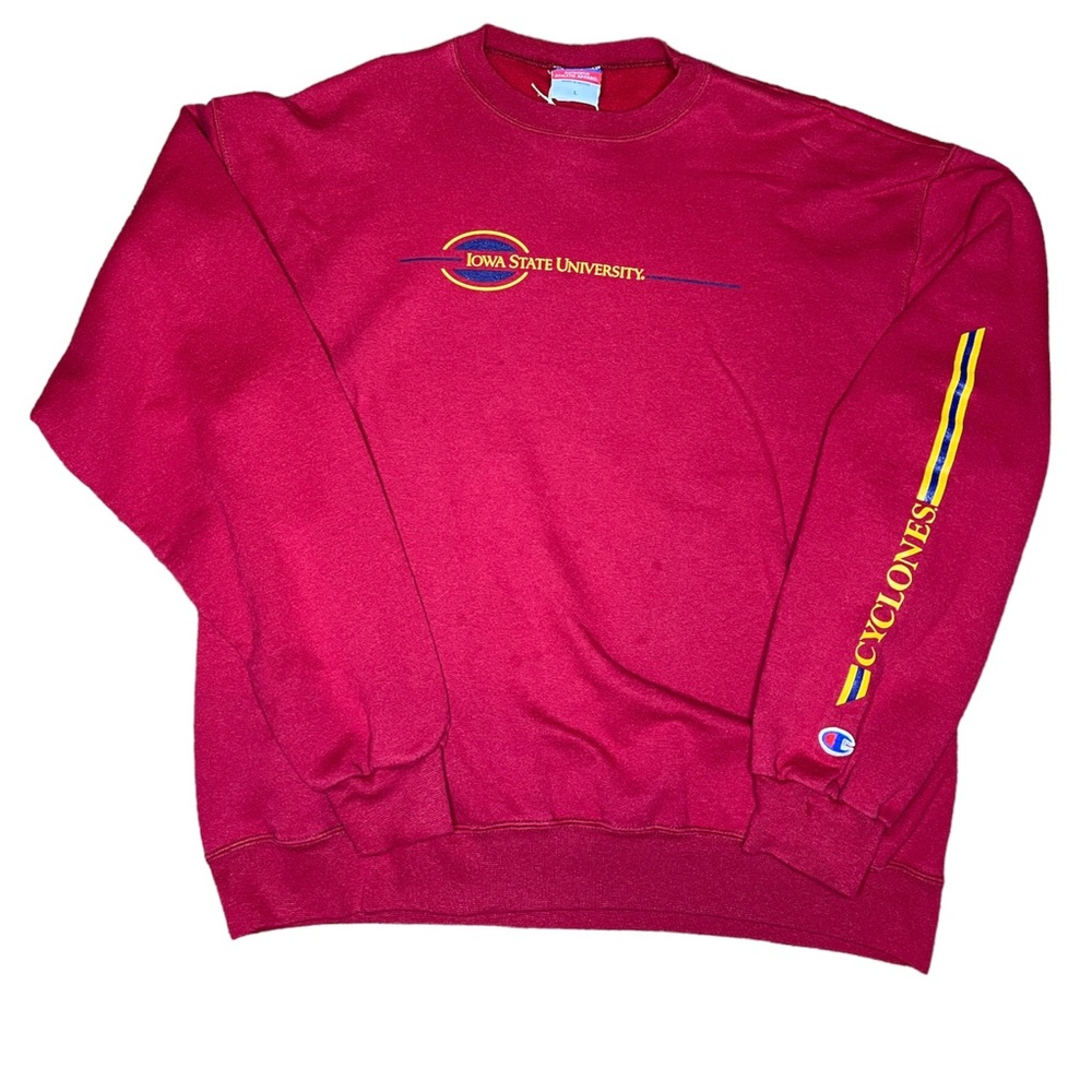champion iowa state university crewneck